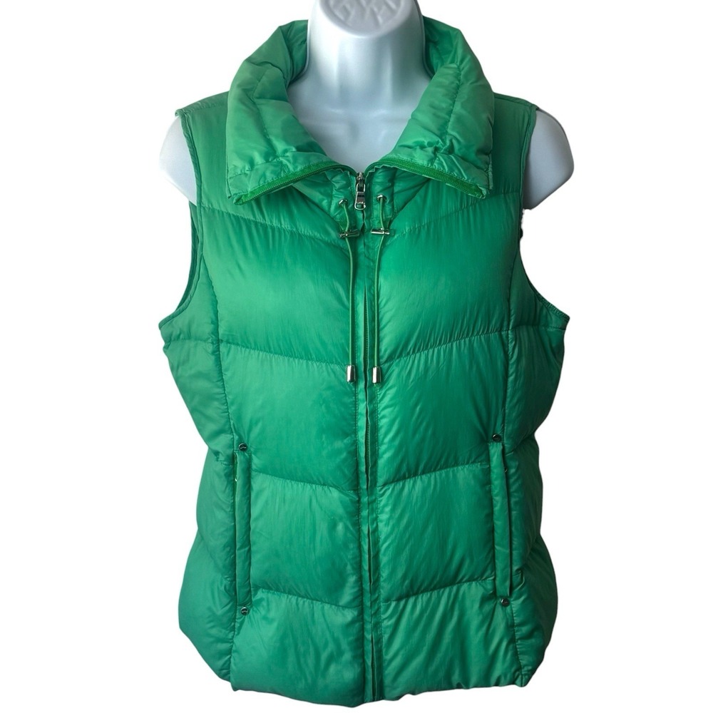 Lauren Ralph Lauren Down Fill Kelly Green Puffer Vest Preppy Golf Outdoors XS - Picture 2 of 11